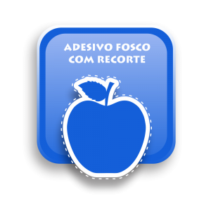 Adesivo Fosco  - Com Recorte      