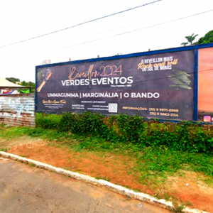 Outdoor em Três Pontas - Avenida Oswaldo Cruz 01  9x3 Metros    