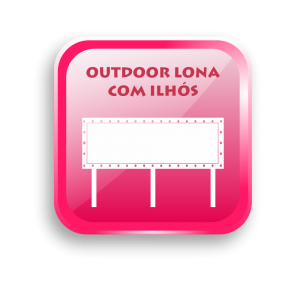 Outdoor Lona Impresso 3x9 Metros - Com Ilhós      